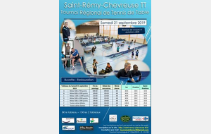 Tournoi Régional de St Rémy-Chevreuse TT