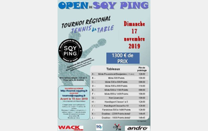 Tournoi Régional de SQY Ping