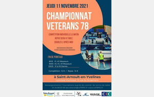 Championnat Départemental Vétérans 2021