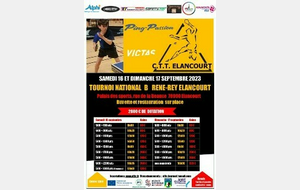 Tournoi National René Rey - CTT Elancourt 