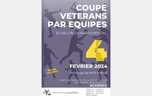 Coupe Nationale Vétérans - échelon départemental