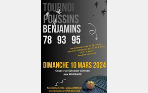 Tournoi Poussins Benjamins 78 93 95