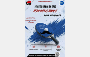Tournoi en trio à Aubergenville pour Movember