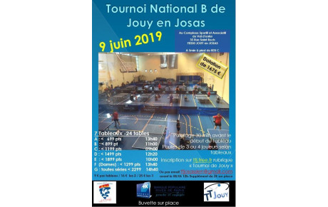 Résultats du Tournoi National de Jouy en Josas