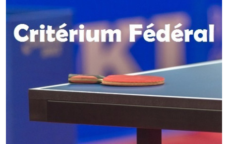 Critérium fédéral - Résultats du 4e tour et classement final 2021/2022