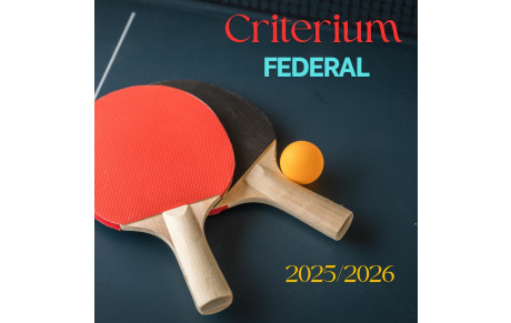 Résultats du Tour 2 Criterium Fed 25/26